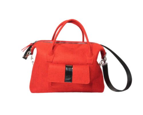 red-felt-travel-bag