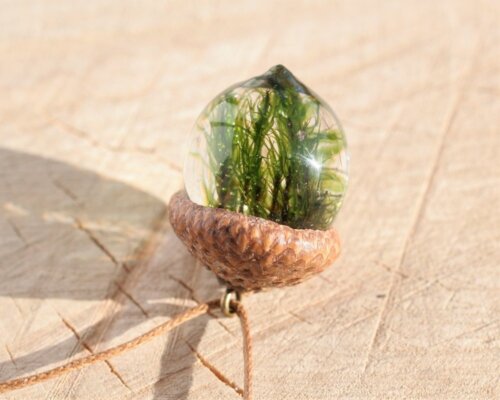 natural-necklace-acorn-moss