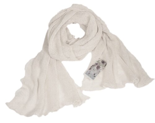 white-scarf