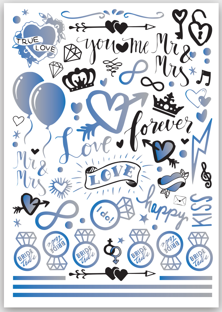 Birthday Fifty  Fabulous Personalised Temporary Tattoos