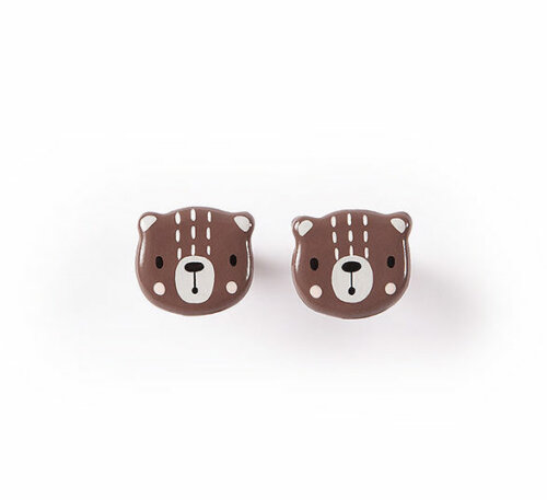 earrings-bear-brown