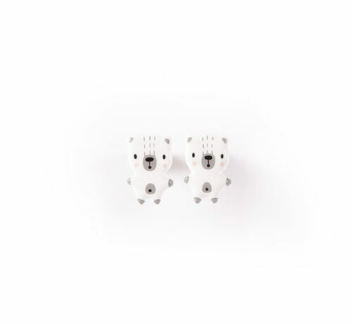 earrings-bear-white