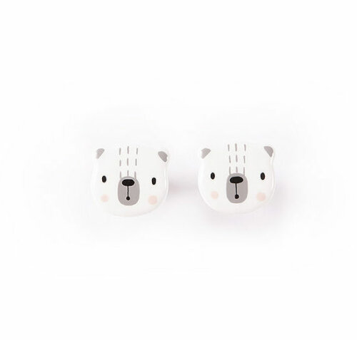 porcelain-earrings-bear-white