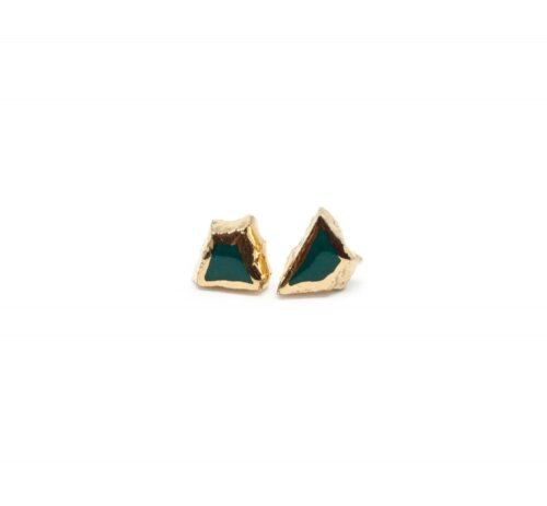 earrings-in-emerald-green